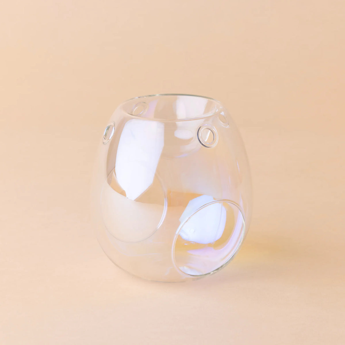 Queimador de Cera Perfumada – Vidro Transparente