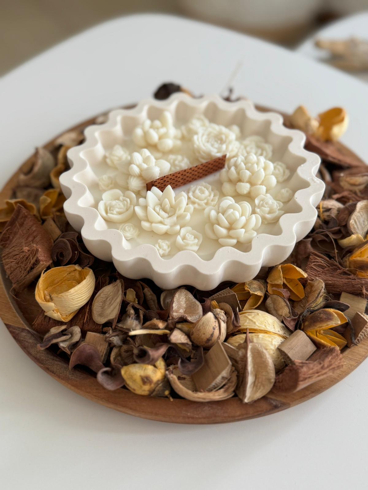 Pote Redondo c/flores